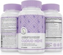 Cloud 9 - All Natural Sleep Aid Supplement - Relaxation Vitamin & Bylinné Formule - 10mg Melatonin vápník Magnisium L-Theanine 5-HTP GABA St. John 's Wort Ashwagandha Heřmánek & Více 60 Vegan Kapsle