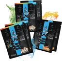eFlow Nutrition ENRAGE Black Preworking Ukázky - Cestovní balíčky - High Stim Energy, Čerpadlo, Síla, Vytrvalost, Focus, Nootropní vzorec - Sour Gummy & Sour Mango Flavor (6 balení)