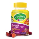 Culturelle Kids Daily Probiotic Packets 30ct + Veggie Fiber Gummies Digestive & Imunitní podpora zdraví