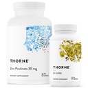 THORNE - Wellness Essentials - Zinek a vitamín D3 Combo pro imunitní a kostní podporu - 60 až 180 Služeb