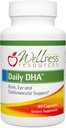 Wellness Resources Daily DHA - Nejvyšší účinnost a čistota DHA Fish Oil ve formě TG (90 Kapsle)