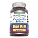 Amazing approvas Chondroitin Sulfath 1200 mg Per Serving Supplementary 124; Kapsle 124; Non- GMO cprova124; Gluten Free crophy124; Made in USA (1 balení, 60 Počet)
