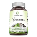 Amazing Indie Natural Shatavari 500 Mg per Serving 250 Veggie Kapsle Dodatek 124; Non-GMO CLANE124; Gluten- Free