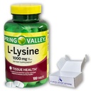 L lysin 1000mg- Essential Amino Acid Tablets, 100ct (Balení po 1)