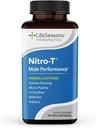 LifeSeasons Nitro-T - mužský doplněk podpory výkonnosti - Vylepšení Stamina & Energy - Podpora zdravého krevního oběhu - L- Citrulline L- Theanine Tribulus Ginger Kava & Caffeine - 90 Kapsle