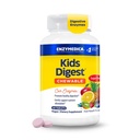 Enzymedica Kids Digest, Žvýkací trávicí enzymy, Přírodní ovocný punč Flavor, 60 Služeb
