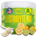 Dr. Price Electrolyte Mix 124; Sugar- Free Hydration Powder s 72 + Stopy Minerály 124; No Cukr, Fast- Rozpouštění Electrolytes Powder Packets 124; Lemon-Lime, 90 Servings