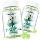 EAA Gummies Essential Amino Acids - 60 dní Dodávka všech 9 esenciální Aminos a všechny Branched- Chain Aminos (BCAA) bez cukru s podporou svalové obnovy energie non GMO Green Apple Flavor