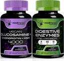 WELLNESS LABSRX Digestivní enzymy Kapsle PHARMAL 124; Glucosamine Chondroitin Kapsle