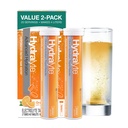 Hydralite Electrolyte Tablets CLAS124; 40 Orange Electrolytes CLAS124; Airplane Travel Essential for Rapid Rehydratation CLAS124; Hydration Tablets - Instant Disolvit Electrolytes (20 Servings, 2 tablety per Serve)