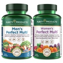 Čistota Produkty Bundle - Muži perfektní Multi + Ženy perfektní Multi - Muži - Podporuje zdravé vitality, Energie + Více - Ženy - Podporuje močení Trakt Zdraví, Imunita, Vlasové nehty + Více