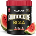 ALLMAX Nutrition AMINOCORE BCAA Powder, 8.18 Grams of Amino Acids, Intra and Post Workout Recovery Drink, gluten Free, Meloun, 945 g