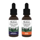 Hostitelské obranné pouzdro s Lion 's Mane Extract, 1 fl oz & Cordyceps Extract, 1 fl oz - Podpora zdraví mozku, paměti a zaměření - Imunitní a energetická podpora Dodatek *