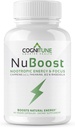 Kofeinové pilulky 100mg s L- Theanine & B12 - Přírodní energie + Focus Supplement - Čisté energetické pilulky pro muže a ženy - Kofein L Theanine Nootroppic - 60 Veganské kapsle