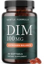 DIM dodatek 100 mg color 124; Estrogen Balance pro ženy a muže color 124; Diindolylmethan pro hormon balance, Hormonální Acne, Menopauza & Antioxidant Support color 124; s MCT Oil & Vitamin E colum124; Gentle Softgels colum124; 30 Ct.