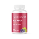 Oslavte Vitamins Multi ADEK Chewables, 60mg Iron - Daily Bariatric Multivitamin, Vitamins A, D, E, K & B12 pro pacienty s duodenální chirurgií - Grape (60 tablet)