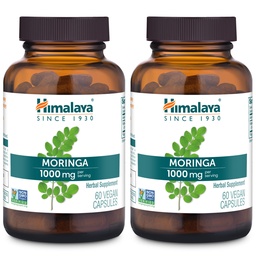 Himalaya Organic Moringa Capsules - Moringa Supplement, Herbal Superfood Antioxidants Supplement Supporting Wellness, Vitality, and Oxidative Stress-Vegan,Non-GMO,Gluten Free,1000 mg,120 Capsules