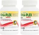 NaturesPlus Hema- Plex Iron - 60 Slow-Release Tablety, Balení 2 - Total Blood Health - 85 mg Chelated Iron - s vitaminem C & Bioflavonoidy - Non GMO, Vegetarian & gluten Free - 120 Total Servings