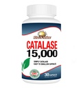 Rise-N-Shine Catalase dodatek 15000 - Výkonný antioxidační enzym pro zdraví vlasů - Vlasové doplňky pro silnou podporu vlasů - 30 Den Dodávka
