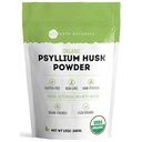 Kate Naturals Psylium Husk Powder for Baking, Fiber & Digestion. Psylium Seed Powder for Dogs & Cats (12oz, Organic, gluten zdarma, Pet Safe)