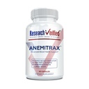 Výzkum Ověřená anemie Podpora - doplnit železo, Regulovat hemoglobin, Zlepšit energii - železo, Vitamin C, Vitamin A, B12, Folát, BioPerine - 60 Kapsle - Vegan