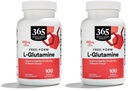 All Foods Market, L glutamin 500Mg Veggie Caps, 100 Počet (balení po 2)