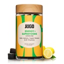 JUGO Energy + SUPERFOODS CLAS124; Vitamin B12 Gummies with Kale & Super Greens CLAS124; 40 Count Caffeine- Free Energy Gummies CLAS124; Plant- based, Gelatin- Free, Non- GMO, Made in USA