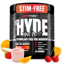 PROFUPS Mr. Hyde Max Pump Pre Workout Powder - Stim- Free Preworking podporuje krevní tok, Svalový objem & Vytrvalost - Caffeine- Free Nitric Oxide Gym & Fitness doplňky (Ovocný punč, 20 Služeb)