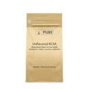 Čisté původní ingredience Neochucené Instantized BCAA (1lb) prášek, rozvětvený řetězec esenciální aminokyseliny, dodatek