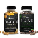 KaraMD Pure Nature & Comfort Guard Bundle 124; All Food Green, Ovoce & Zelenina Dodatek + Movement Support CU124; Non-GMO, Vegan, Gluten- Free (30 Servings Each)