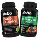 Candi Cleanse & Organic Superfood Green & Ovocné doplňky - Oregano Balance Control Supplement Cleanser - Daily Energy Super Food Fruits and Veggies Doplněk Tablety Plus Zeleninové potraviny