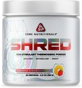 Core Nutritionals Platinum Shred Non- Stimulant, spalování tuků, termogenní prášek s 1G acetyl- L- karnitin 50 Služeb (Ananas Strawberry)