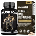 Hlavní zatížení Testosteron Booster pro muže - Testosteron dodatek s rohovými kozí trávu, Maca Root, & Tribulus Terrestris - Tongkat Ali Men 's Energy, Stamina a síla - Test Booster 60 Kapsle