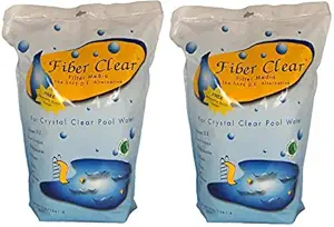 Fiber Clear 9 oz 2 Pack 4009DC Cellulose Filter Media D.E. Alternativa pro plavecké bazény