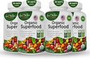 Organické Superfood Zelené ovoce a vegetariánské komplexy - Nejlepší doplněk stravy s 14 Zelených a 14 Ovoce a zelenina s Alfalfa & Antioxidant Organic Ingredients Non- GMO 240 Kapsle