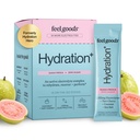 Feel Goods Hydration Hero, 1,000mg Electrolytes Powder, Sugar Free, Magnesium, Organic Coconut Water, L Theanin, Vitamin C & B12, Non GMO, Keto, Vegan, Electrolyte Packets CU124; Guava Fresca, 15 Počet