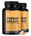 Nootrix Prime Brain Nootropní dodatek 124; Podporuje Paměť, Duševní soustředění, Kognitivní zdraví & Energie 124; Podporuje zdravé mood & Brain Function 124; Ginkgo Biloba, Lví hříva & L Theanine 124; 180 Kapsle