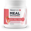 TransformHQ Stravování Náhrada Shake Powder 7 Servings (Strawberry & Cream) - Gluten Free, Non- GMO