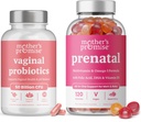 Prenatální vitamínové gumy a vaginální probiotika pro ženy Bundle