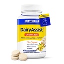 Enzymedica DairyAssist Chewable, 2- in-1 Digestive Enzymy pro mléčné výrobky, laktóza a kasein Digestion, Fast- acting Formule pro plyn a nadýmání, 60 Žvýkací tablety