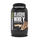 NutraBio Classic Syrovátkový protein Powder- Full- Spectrum Amino Acid Profile - No Fillers, Umělé barvy, Konzervanty - Nízký glycemický index - (čokoládové arašídové máslo, 2 litry)