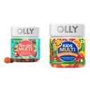 OLLY dospívající dívka Multi Gummy, Děti Multivitamin Gummy Worms, Vitamíny, Minerály, Imunitní podpora, 35 & 45 Day Supply