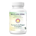 Dr Clark Store Turmeric & Black Pepper Extract - 710mg, 100 kapslí, imunitní podpora, antioxidant, doplněk stravy pro dospělé
