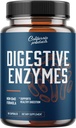 Digestivní enzymy doplňky pro Gut zdraví - Pankreatin Digestivní Enzymy pro Digestion Upset Žaludek Relief a Leaky Gut Opravy - Čisté Enzymy Digestion Dodatek ženy a muže