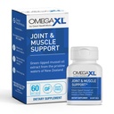 OmegaXL Společná podpora Dodatek, pro úlevu - Přírodní Muscle Support, Green Lipped Mussel Oil, Soft Gel Pills, Drog- Free, 60 Počet