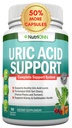 Acid Flush - Bylinný roztok kyseliny močové - S Tart Cherry, Celer Seed Extract, Chanca Piedra, Ďábel 's Claw & Green Coffee Bean - Vegan - Podporuje žlučník a ledviny zdraví