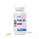 MAJOR Omega33 Fish Oil - Rybí olej dodatek 1000mg - 100 Softgels (1- Pack)