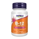 Nyní Potraviny doplňky, Vitamin B-12 5000 mcg, S kyselinou listovou, Nervový systém zdraví *, 60 Lozenges