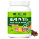 NATURELO Plant Protein Powder, Chocolate, 22g Protein - Non- GMO, Vegan, No Gluten, Dairy, or Soy - No Umělé Flavors, Synthetic Coloring, Konzervativa, nebo přísady - 20 Služeb