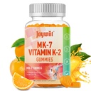 Vitamin K2 MK-7 Gummies 100mcg, Extra Strength K2 Vitamin dodatek pro podporu kostí a umění, Žvýkací přírodní Orange Flavor, Non GMO, Vegan, 60 Gummies